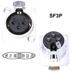 GILBORD SF3P XLR θηλυκή υποδοχή σασί
